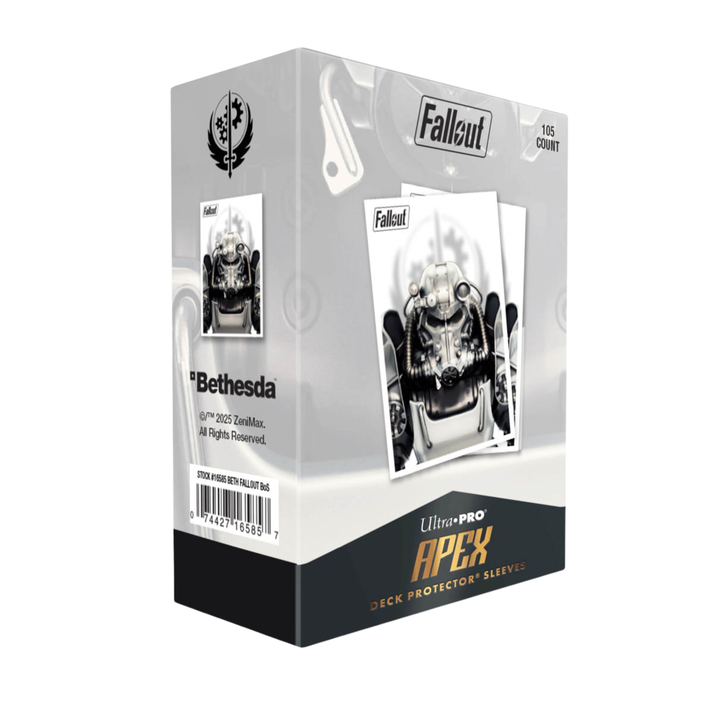 Ultra Pro APEX 105ct Deck Protector Sleeves Fallout: Brotherhood of Steel